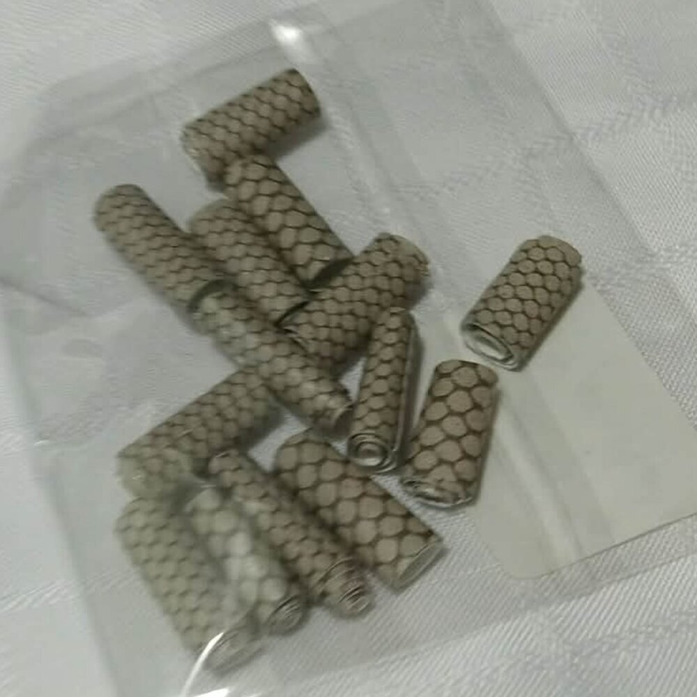One-of-a-kind handmade/hand rolled paper beads/jewelry making/craft supplies/DIY